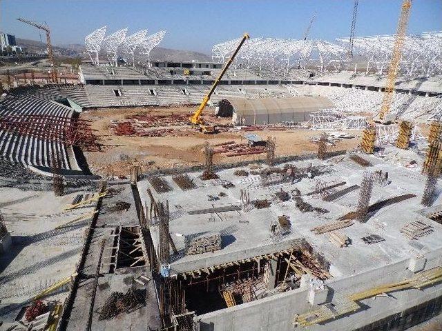 Malatya Arena Stadı Yükseliyor