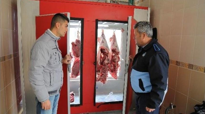 Mezitli&rsquo;de Kasaplara Sıkı Denetim