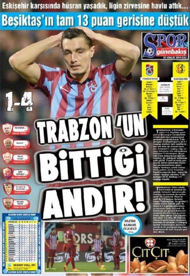 Trabzonspor'da 4-1 Şoku