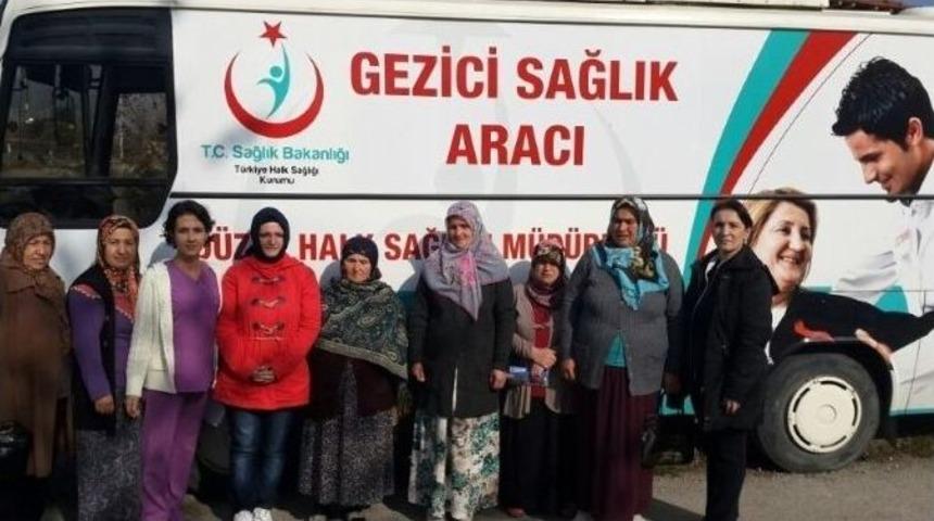 D&uuml;zce İl Sağlık M&uuml;d&uuml;rl&uuml;ğ&uuml;nden &Ccedil;akırlar&rsquo;da Kanser Taraması