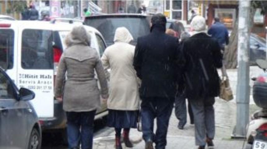 Tekirdağ&rsquo;da Beklenen Kar Yağışı Başladı