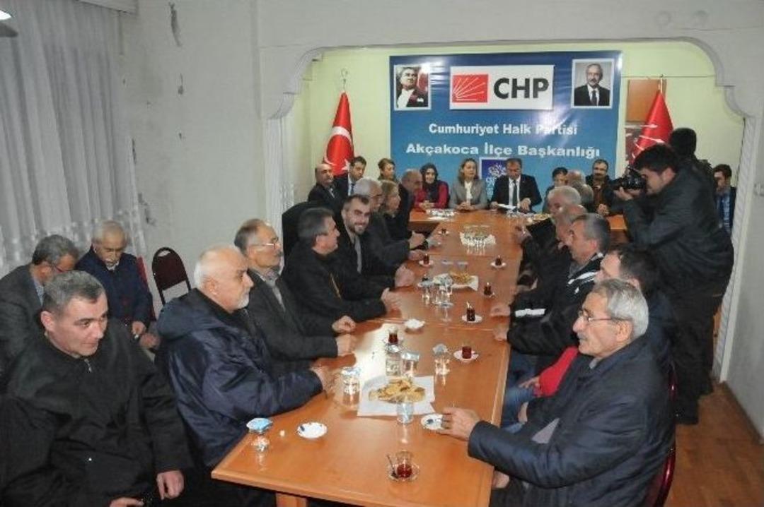 Chp Ak&ccedil;akoca İl&ccedil;e Başkanı Hamdi Deniz: "herkes Sussa Bile Chp Susmayacaktır"