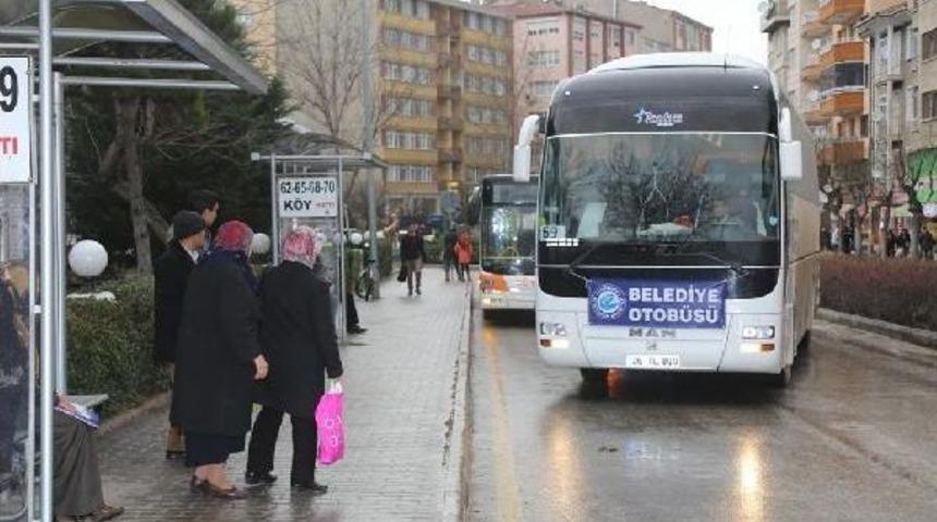 Eskişehir'de Yaşlıların Taşınmadığı 58 Halk Otob&uuml;s&uuml; Seferden Men Edildi