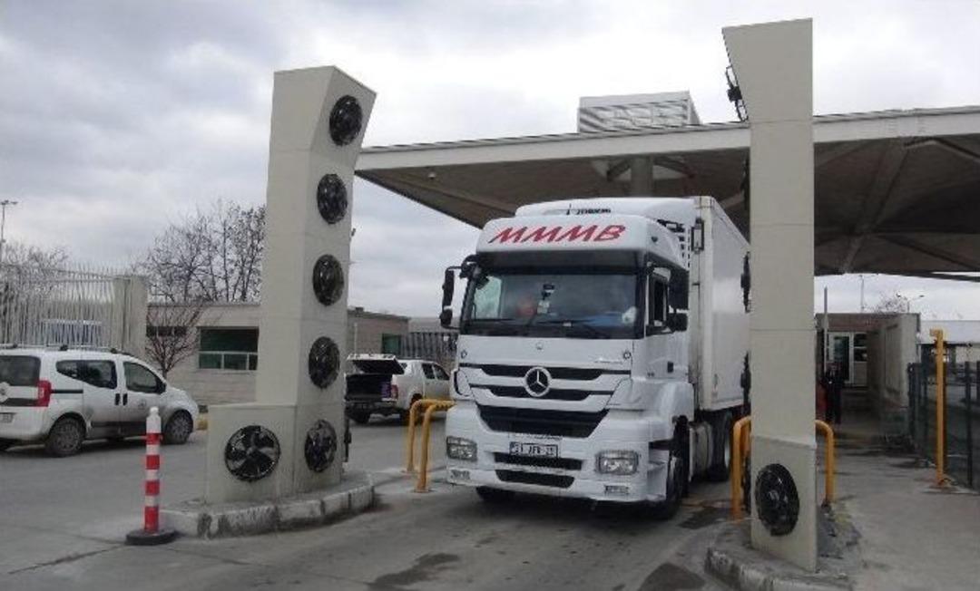 Kapıkule Sınır Kapısı&rsquo;na Yeni Dezenfeksiyon İstasyonu Kuruldu