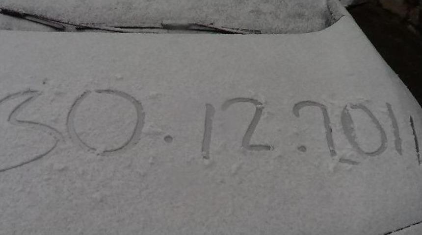 &Ccedil;anakkale&rsquo;ye Yılın İlk Karı D&uuml;şt&uuml;