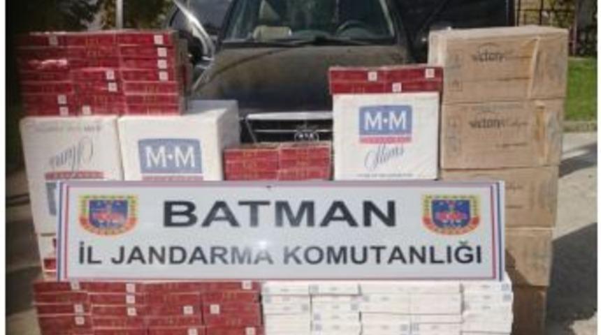 Batman&rsquo;da Jandarma Tarafından 12 Bin 700 Paket Ka&ccedil;ak Sigara Ele Ge&ccedil;irildi