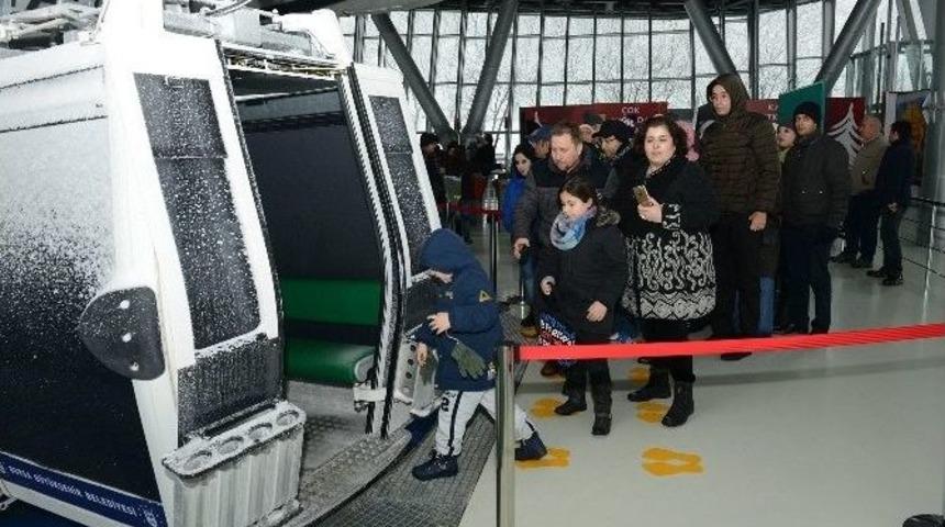 Yeni Teleferiğe &lsquo;kar&rsquo; Dopingi