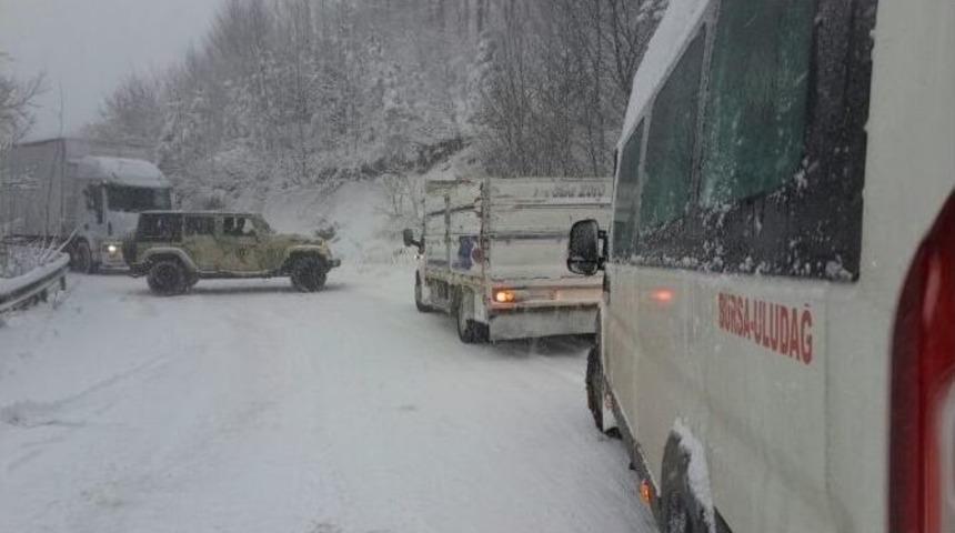 Uludağ&rsquo;da Kar Kalınlığı 70 Santimetreye Y&uuml;kseldi