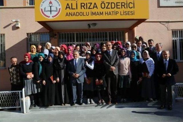 Ali Rıza Özderici Anadolu İmam Hatip Öğrencilerine Melikgazi Belediye Çalışmaları Anlatıldı