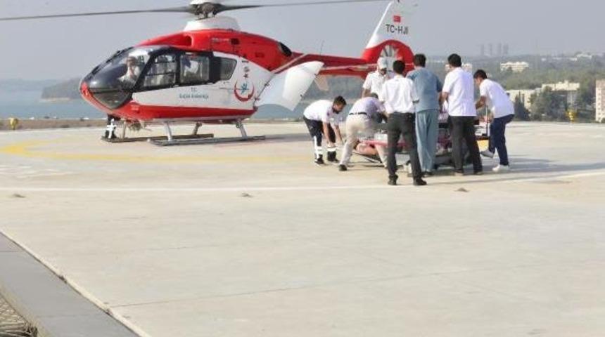 Adana Şehir Hastanesi, Ambulans Helikopterle Gelen Ilk Hastasını Kabul Etti