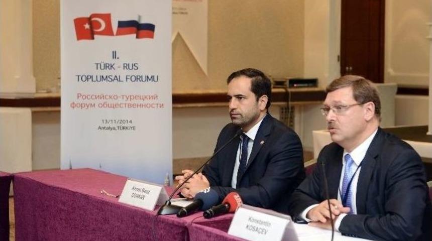 T&uuml;rk-rus Toplumsal Forumu Tamamlandı