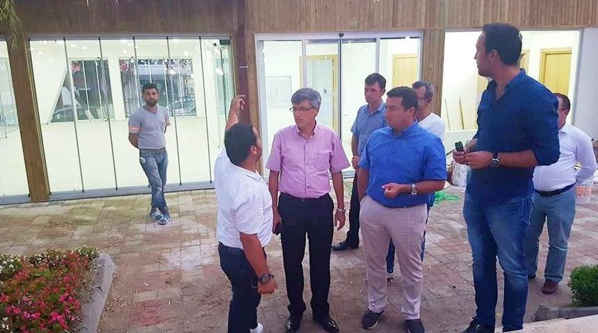 Başkan Bakıcı Cemalettin K&ouml;kl&uuml; Parkı&rsquo;nda İncelemelerde Bulundu