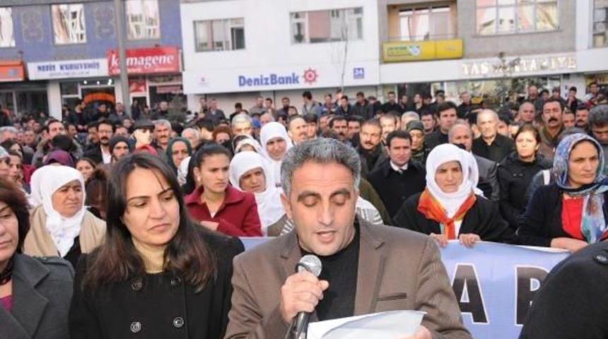 Cizredeki Provokasyonlar Hakkari'de Protesto Edildi