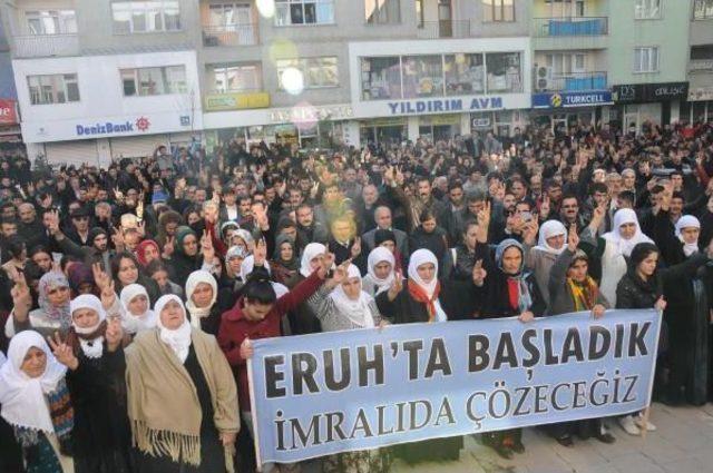 Cizredeki Provokasyonlar Hakkari'de Protesto Edildi