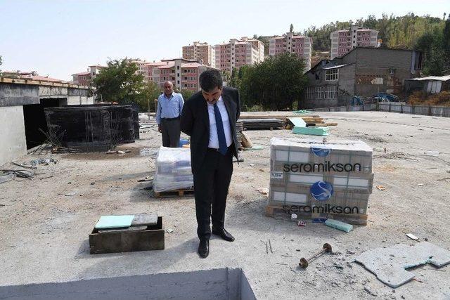 Başkan Asya, Su Deposunda İncelemelerde Bulundu 2