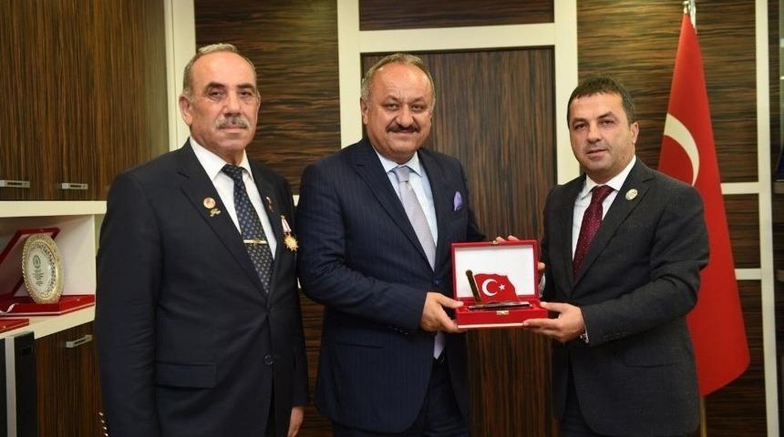 Şehit Aileleri Ve Gaziler, Başkan Babaş&rsquo;ı Ziyaret Etti