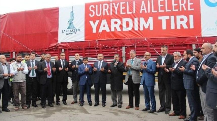 Sancaktepe&rsquo;den Suriyeli M&uuml;ltecilere Yardım Eli