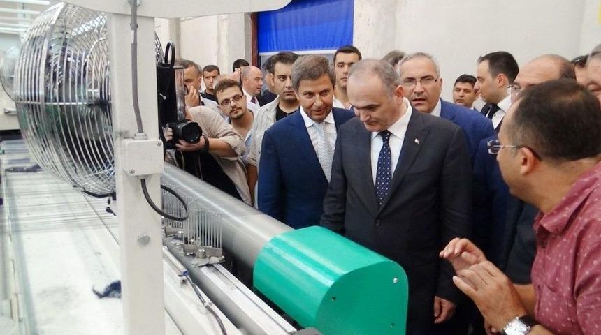 Bakan &Ouml;zl&uuml; Kadirli&rsquo;de Osb&rsquo;de İncelemelerde Bulundu