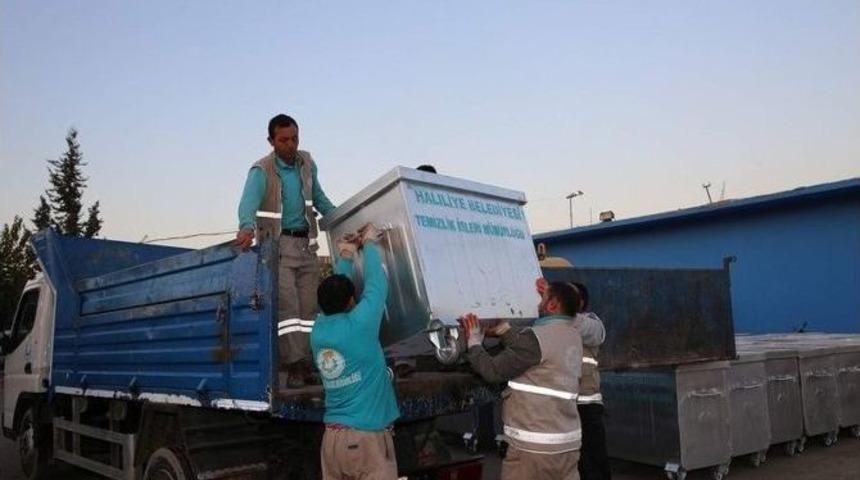 Şanlıurfa&rsquo;da 32 Mahallenin &Ccedil;&ouml;p Konteynırları Yenileniyor