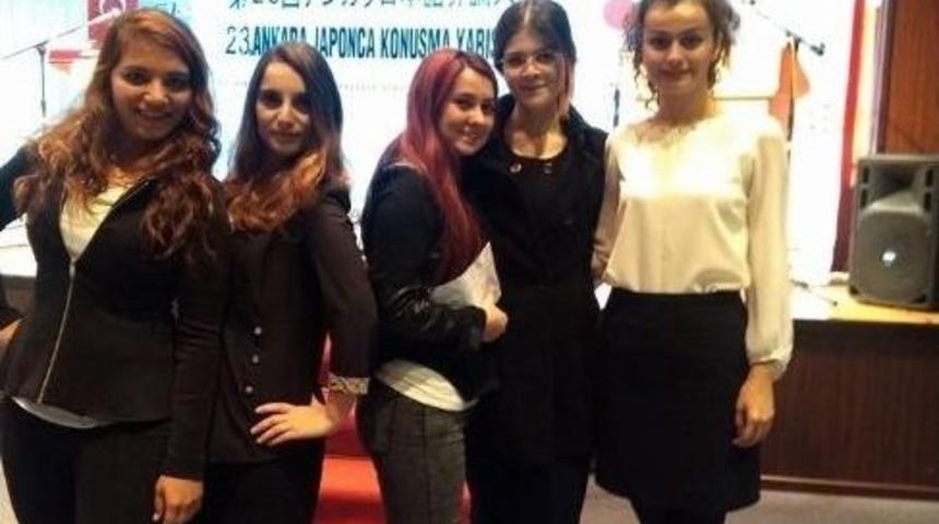 &Ccedil;om&uuml; &Ouml;ğrencileri Japonca Konuşma Yarışmasından Dereceyle D&ouml;nd&uuml;