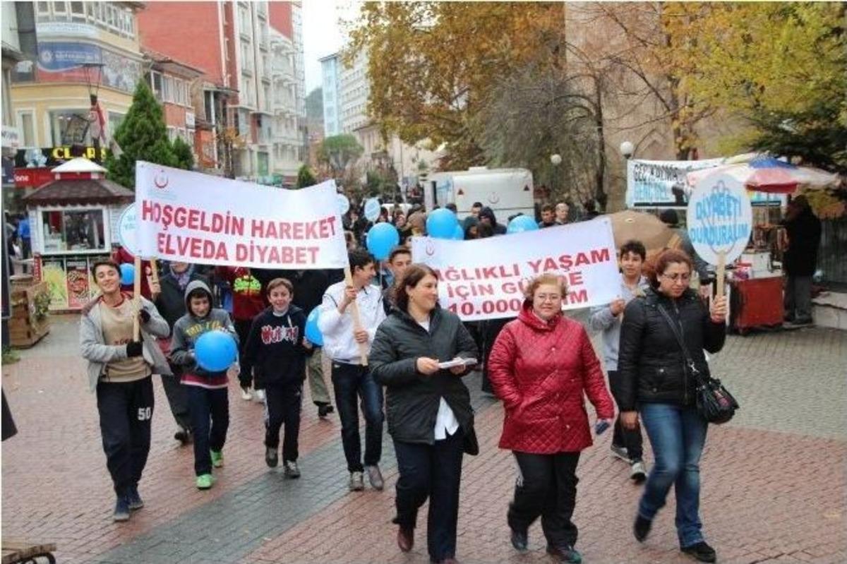 K&uuml;tahya&rsquo;da &rsquo;diyabet Dur Diyelim&rsquo; Y&uuml;r&uuml;y&uuml;ş&uuml;