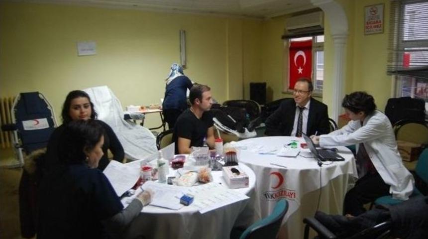 Malkara&rsquo;da Kan Bağışına B&uuml;y&uuml;k İlgi