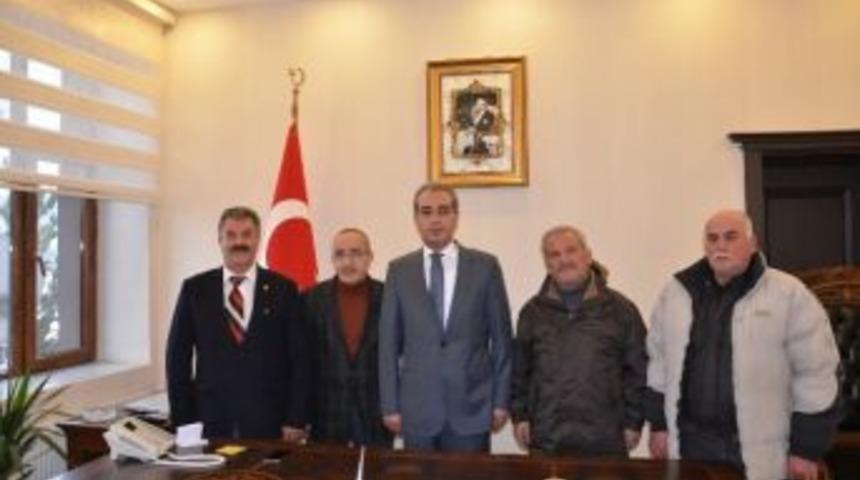Muharip Gaziler Derneği&rsquo;nden Sarıkamış Kaymakamına Ziyaret