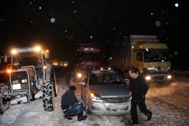 Karabük Kemikli Rampaları'nda Ulaşıma Kar Engeli