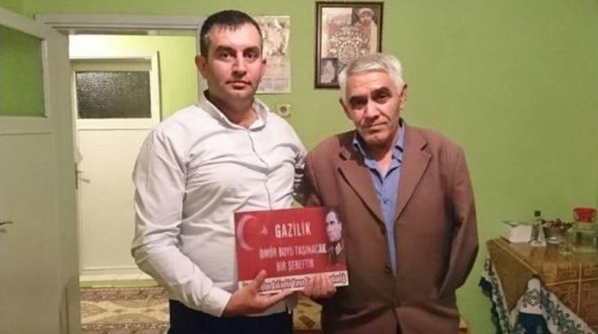 &Uuml;lk&uuml;c&uuml;ler, Gazilerin Evlerini Ziyaret Etti