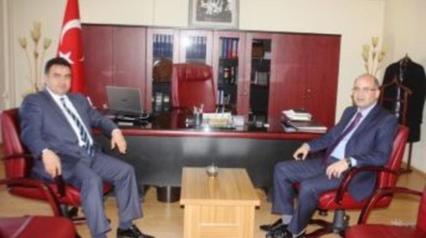 İlbank B&ouml;lge M&uuml;d&uuml;r&uuml; Tekataş&rsquo;tan İl &Ouml;zel İdaresi&rsquo;ne Ziyaret