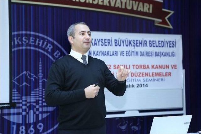 Büyükşehir’den Hizmet İçi Eğitim Semineri