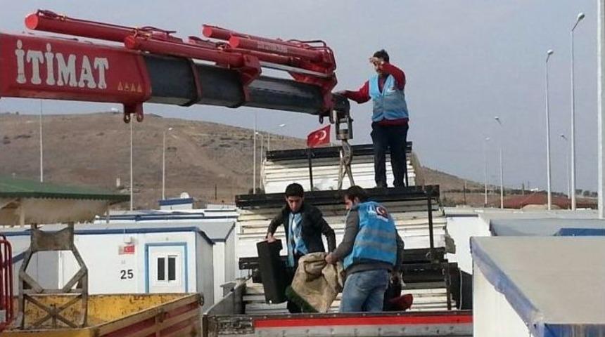 Sığınmacıların Barındığı Toplama Merkezi&rsquo;ndeki Prefabrik Sayısı 108&rsquo;e &Ccedil;ıkarıldı