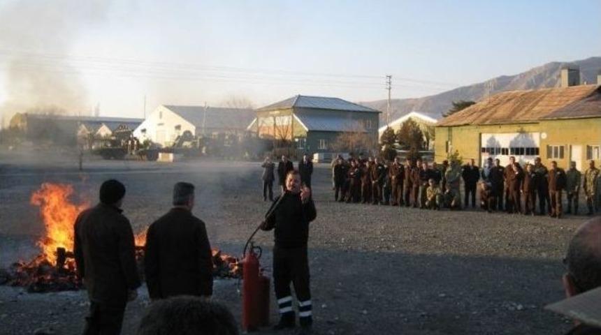 Erzincan İtfaiye M&uuml;d&uuml;rl&uuml;ğ&uuml; Eğitim Seminerlerine Devam Ediyor