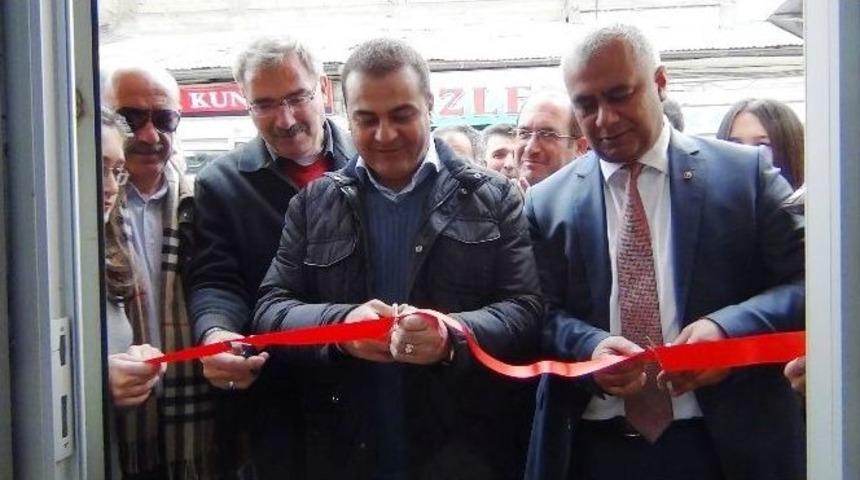 Kobani Olaylarında Yakılan İş Yeri Yeniden A&ccedil;ıldı