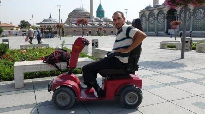 Dolandırılan Bedensel Engelliye Haluk Levent'ten Destek
