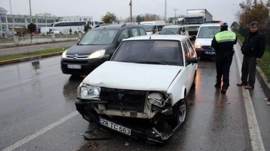 Samsun&rsquo;da Trafik Kazası: 1 Yaralı
