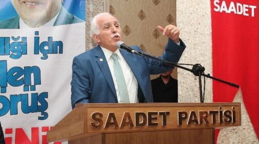 Sp Genel Başkanı Kamalak, Papanın Ziyaretini Eleştirdi