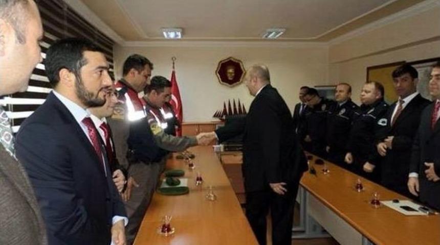 Bolvadin&rsquo;de Polis Ve Jandarmaya Başarı Belgesi