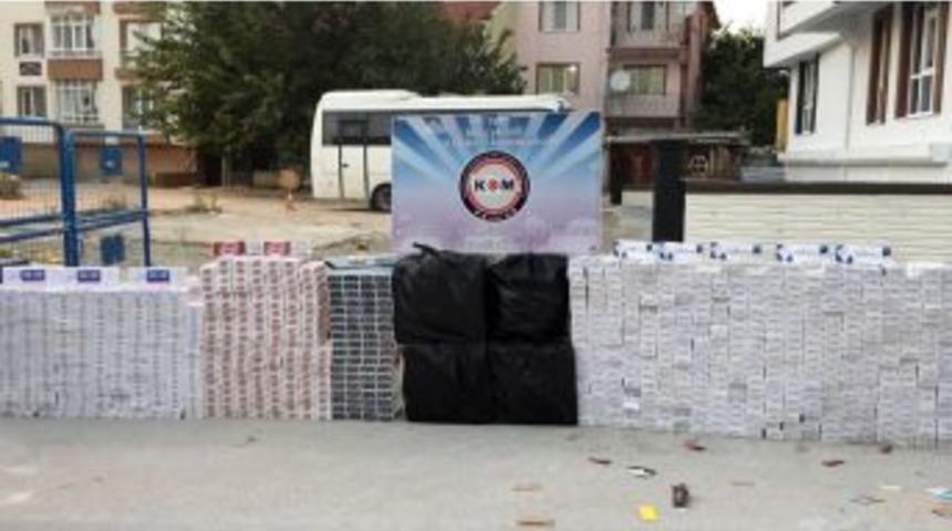 Bolu’da Kaçak Sigara Operasyonu