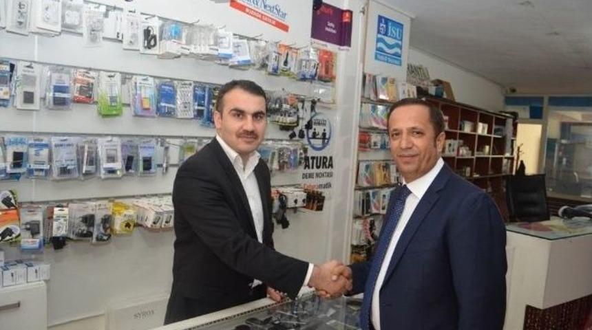 Başkan Toltar, Esnafları Ziyaret Etti