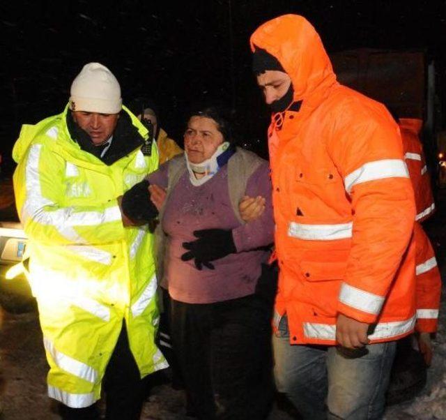 Çanakkale'de Tipi Kara Ve Deniz Ulaşımını Aksatıyor (4)