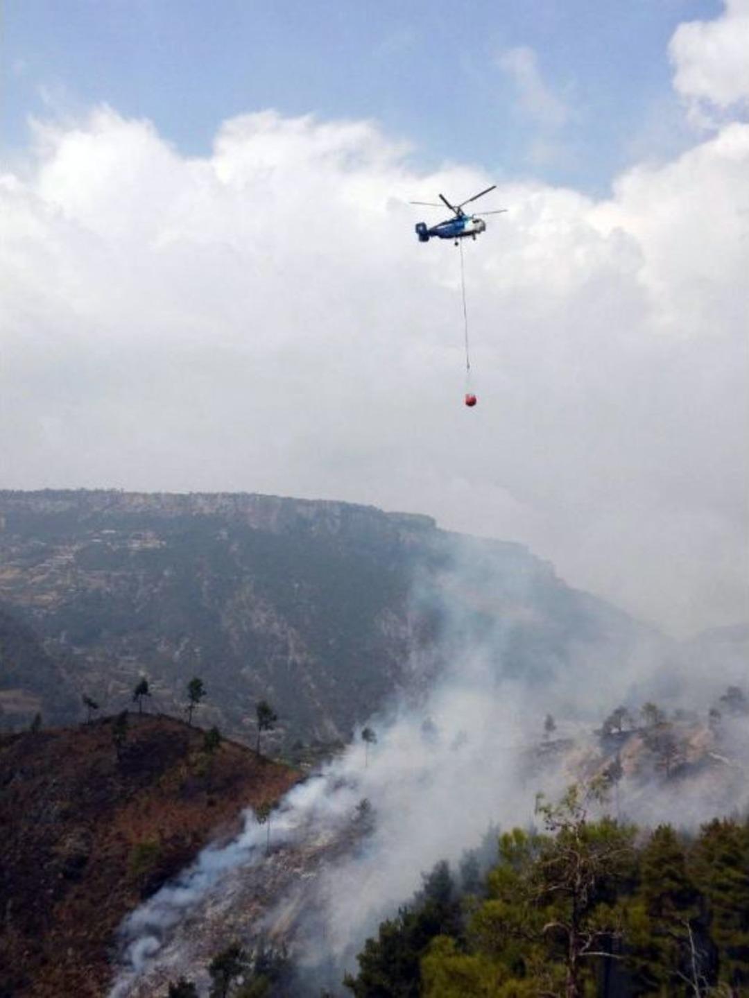 Mersin&rsquo;de Orman Yangını