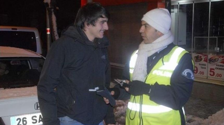 Eskişehir&rsquo;de Yılın İlk Trafik Uygulamasında Ceza Kesilmedi
