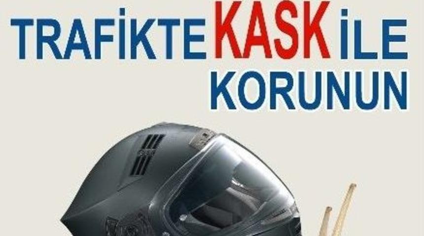 Alanya Polisinden Motosiklet S&uuml;r&uuml;c&uuml;lerine Kask Uyarısı
