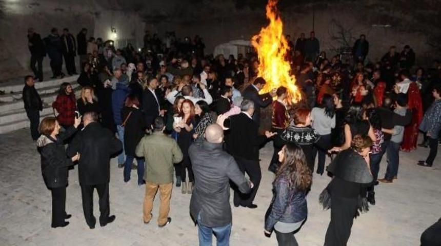 Kapadokya&rsquo;Da Yeni Yıla Yerin  10 Metre Altında Girdiler