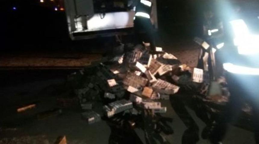 Kayseri'de 66 Bin 500 Paket Ka&ccedil;ak Sigara Ele Ge&ccedil;irildi