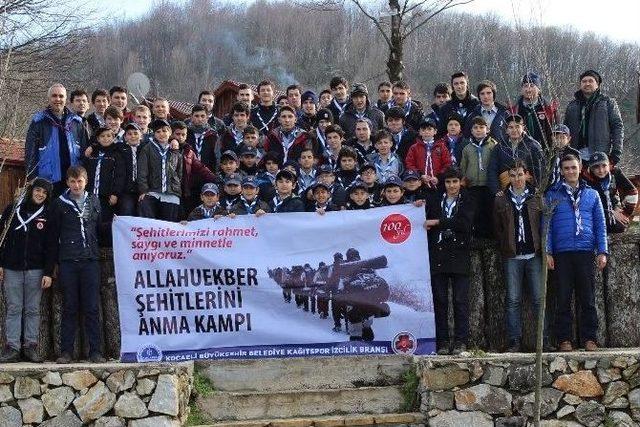 İzciler, Allahuekber Şehitleri’ni Dualarla Andı