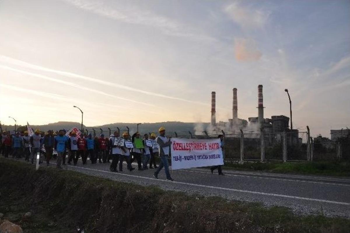 Enerji Ve Maden İş&ccedil;ileri, Eylem İ&ccedil;in 5 Kilometre Y&uuml;r&uuml;d&uuml;
