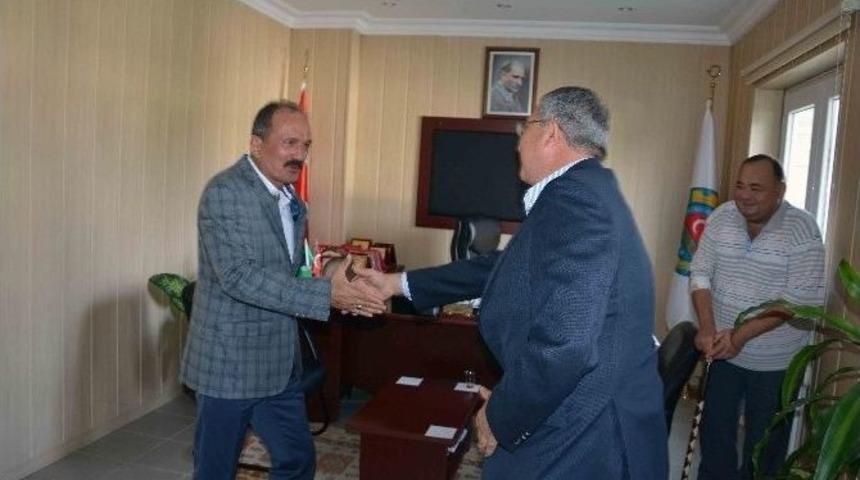 Başkan Saatcı&rsquo;dan Osman Nuri Demir&rsquo;e Ge&ccedil;miş Olsun Ziyareti