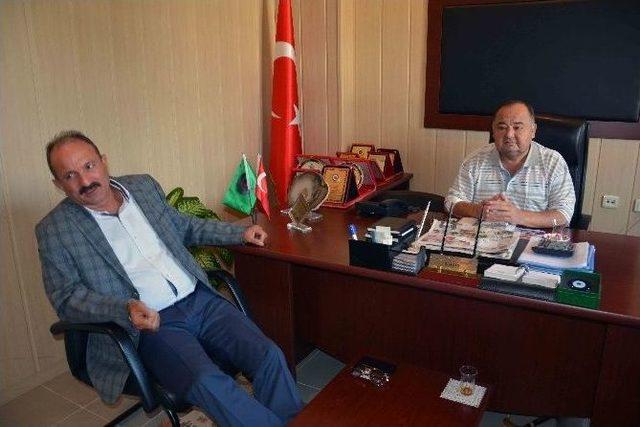 Başkan Saatcı’dan Osman Nuri Demir’e Geçmiş Olsun Ziyareti